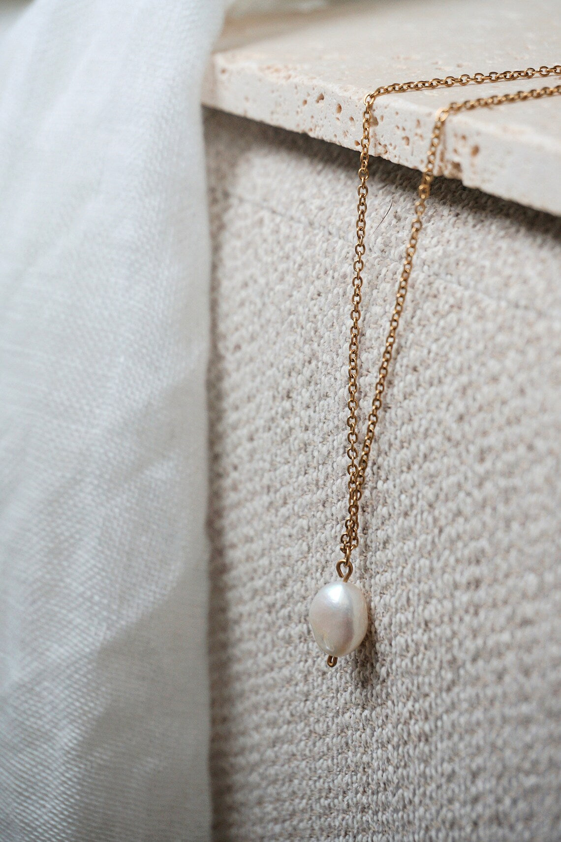 Single Pearl Necklace